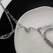 Load image into Gallery viewer, 2-Piece: Lovers' Titanium Steel Love Magnet Bracelet