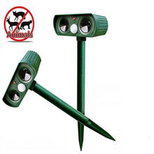 Load image into Gallery viewer, 2-Piece: Outdoor Solar Ultrasonic Pest Repeller