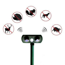 Load image into Gallery viewer, 2-Piece: Outdoor Solar Ultrasonic Pest Repeller