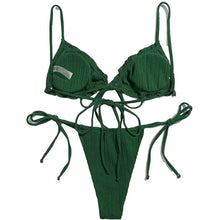 Load image into Gallery viewer, 2-Piece Set: Thong Brazilian Bikini Swimsuit