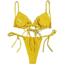 Load image into Gallery viewer, 2-Piece Set: Thong Brazilian Bikini Swimsuit