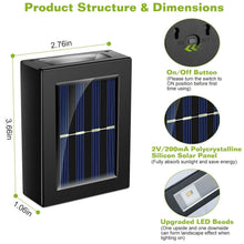 Load image into Gallery viewer, 2-Piece: Solar Deck Outdoor Lights