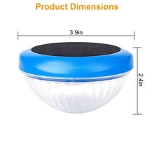 Load image into Gallery viewer, 2-Piece: Solar Powered LED Pool Light Gradient Multicolor Changing