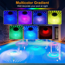 Load image into Gallery viewer, 2-Piece: Solar Powered LED Pool Light Gradient Multicolor Changing