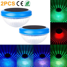 Load image into Gallery viewer, 2-Piece: Solar Powered LED Pool Light Gradient Multicolor Changing