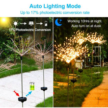 Load image into Gallery viewer, 2-Piece: Solar Powered Starburst Garden Lights