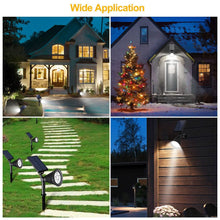 Load image into Gallery viewer, 2-Piece: Solar Spotlight Outdoor Dusk Waterproof