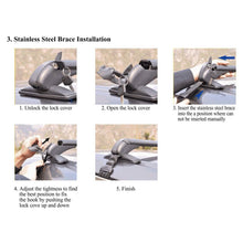 Load image into Gallery viewer, 2-Piece: Universal 110CM/43-Inch Car Roof Rack Cross Bar