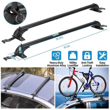Load image into Gallery viewer, 2-Piece: Universal 110CM/43-Inch Car Roof Rack Cross Bar