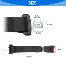 Load image into Gallery viewer, 2-Piece: Universal 14” Car Seat Belt Extender