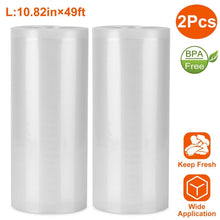 Load image into Gallery viewer, 2-Piece: Vacuum Sealer Bag Rolls