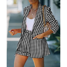 Load image into Gallery viewer, 2-Piece: Women's Basic Shirt Collar Blazer