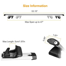 Load image into Gallery viewer, 2-Pieces: Car Roof Top Crossbar Rack