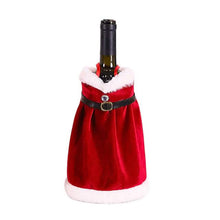 Load image into Gallery viewer, 2-Pieces: Christmas Wine Bottle Cover Merry Christmas Decor