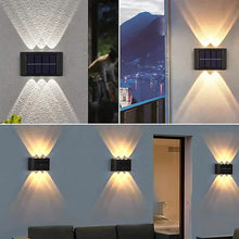 Load image into Gallery viewer, 2-Pieces: Outdoor Wall Light Solar Waterproof LED Light