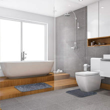 Load image into Gallery viewer, 2-Pieces Set: Bathroom Rugs Luxury Flannel Non-Slip