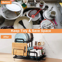 Load image into Gallery viewer, 2-Tier Dish Drying Rack