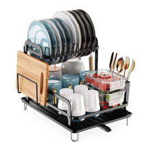 Load image into Gallery viewer, 2-Tier Dish Drying Rack