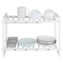 Load image into Gallery viewer, 2-Tier Under Sink Organizer Retractable Space Saving Storage