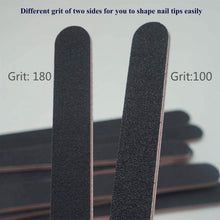 Load image into Gallery viewer, 20-Pack: Professional Double Sided 100/180 Grit Nail Files