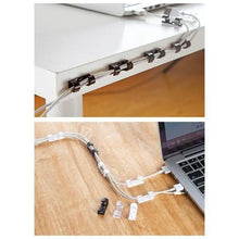 Load image into Gallery viewer, 20-Pack: Self-adhesive Wire Organizer Line Cable Clip