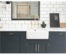 Load image into Gallery viewer, 20 PCS Set Brushed Gold Kitchen Handle Stainless Steel T Bar Door Pull 76mm 96mm Cabinet Knobs and Handles Black Furniture Handle Stainless Steel Kitchen Cupboard Handles Cabinet Handles