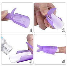 Load image into Gallery viewer, 20-Piece Set: Plastic Acrylic Nail Art Soak Off Cap Clip UV Gel Polish Remover Wrap Tool