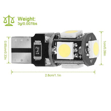 Load image into Gallery viewer, 20-Piece: T10 SMD5050 LED Light Bulbs