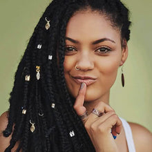 Load image into Gallery viewer, 200-Pieces: Loc Hair Jewelry for Women Braids and Dreadlocks