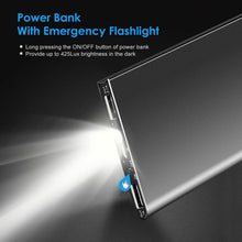 Load image into Gallery viewer, 20000mAh Power Bank Ultra Thin External Battery Pack