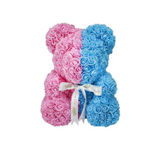 Load image into Gallery viewer, 2021 Cute Artificial Flower Rose of Teddy Bear Christmas Decoration for Home Valentines Women Gifts