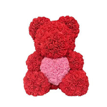 Load image into Gallery viewer, 2021 Cute Artificial Flower Rose of Teddy Bear Christmas Decoration for Home Valentines Women Gifts