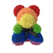 Load image into Gallery viewer, 2021 Cute Artificial Flower Rose of Teddy Bear Christmas Decoration for Home Valentines Women Gifts