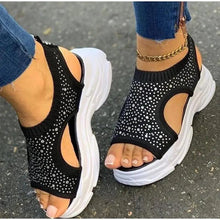 Load image into Gallery viewer, Elegant Women Sandals Comfort Summer Stretch Fabric Durable Material Modern Design For Womens