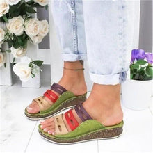 Load image into Gallery viewer, 2021 New Fashion Summer Women Slippers fashion Sandals women Shoes Platform Wedges Sandals