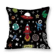 Load image into Gallery viewer, 2021 New Space Home Pillow Universe Sun Planet Pillows Decorative Throw Pillow Cover Universe Outer Space Planets Star Pillow Case Pillow Cushion Covers Decorative Pillow Spaceship Cover