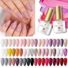 Load image into Gallery viewer, 2021 New Womens Colorful Nail Gel Polish Modern Glitter Pink Purple UV Diamond Stylish Design Nail Colors Gel