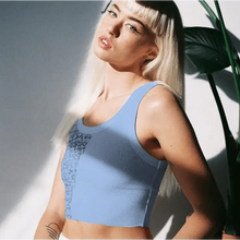 Load image into Gallery viewer, Summer Fitness Sport Top Fashion Printed Ribbed Crop Tank Tops - Top Cute Fashion Fitness Modern Yoga Women Summer Clothing Style Classy Tops
