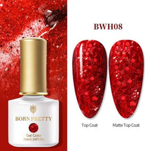 Load image into Gallery viewer, 2022 Elegant Pretty Womens Orange 6ml Gel Nail Polish Summer UV LED Stylish Glossy and Matte Professional Home Nail Design For Women