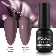 Load image into Gallery viewer, NEW TREND Modern fashion Red Gel Nail Polish For Nails Permanent UV LED 8ml Matte Glossy High Quality Fashion Design For Women and Ladies
