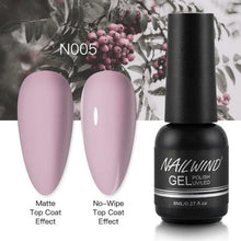 Load image into Gallery viewer, NEW TREND Modern fashion Red Gel Nail Polish For Nails Permanent UV LED 8ml Matte Glossy High Quality Fashion Design For Women and Ladies