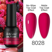 Load image into Gallery viewer, NEW TREND Modern fashion Red Gel Nail Polish For Nails Permanent UV LED 8ml Matte Glossy High Quality Fashion Design For Women and Ladies