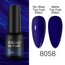 Load image into Gallery viewer, NEW TREND Modern fashion Red Gel Nail Polish For Nails Permanent UV LED 8ml Matte Glossy High Quality Fashion Design For Women and Ladies
