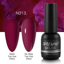 Load image into Gallery viewer, NEW TREND Modern fashion Red Gel Nail Polish For Nails Permanent UV LED 8ml Matte Glossy High Quality Fashion Design For Women and Ladies