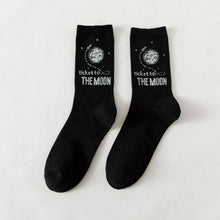 Load image into Gallery viewer, New Autumn Black and White Sports Women Socks Combed Out Of Pure Cotton Cute Winter Socks Kawaii Cute Warm Thick Socks For Men And Women