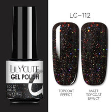 Load image into Gallery viewer, 2022 New Fashion Purple Womens Nail Gel 7ml Permanent UV LED Base Matte Glossy Luxury Colorful Effect Nail Gel for Women and Girls