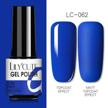 Load image into Gallery viewer, 2022 New Fashion Purple Womens Nail Gel 7ml Permanent UV LED Base Matte Glossy Luxury Colorful Effect Nail Gel for Women and Girls