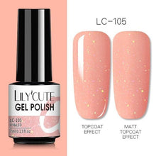 Load image into Gallery viewer, 2022 New Fashion Purple Womens Nail Gel 7ml Permanent UV LED Base Matte Glossy Luxury Colorful Effect Nail Gel for Women and Girls