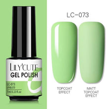 Load image into Gallery viewer, 2022 New Fashion Purple Womens Nail Gel 7ml Permanent UV LED Base Matte Glossy Luxury Colorful Effect Nail Gel for Women and Girls