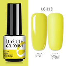 Load image into Gallery viewer, 2022 New Fashion Purple Womens Nail Gel 7ml Permanent UV LED Base Matte Glossy Luxury Colorful Effect Nail Gel for Women and Girls